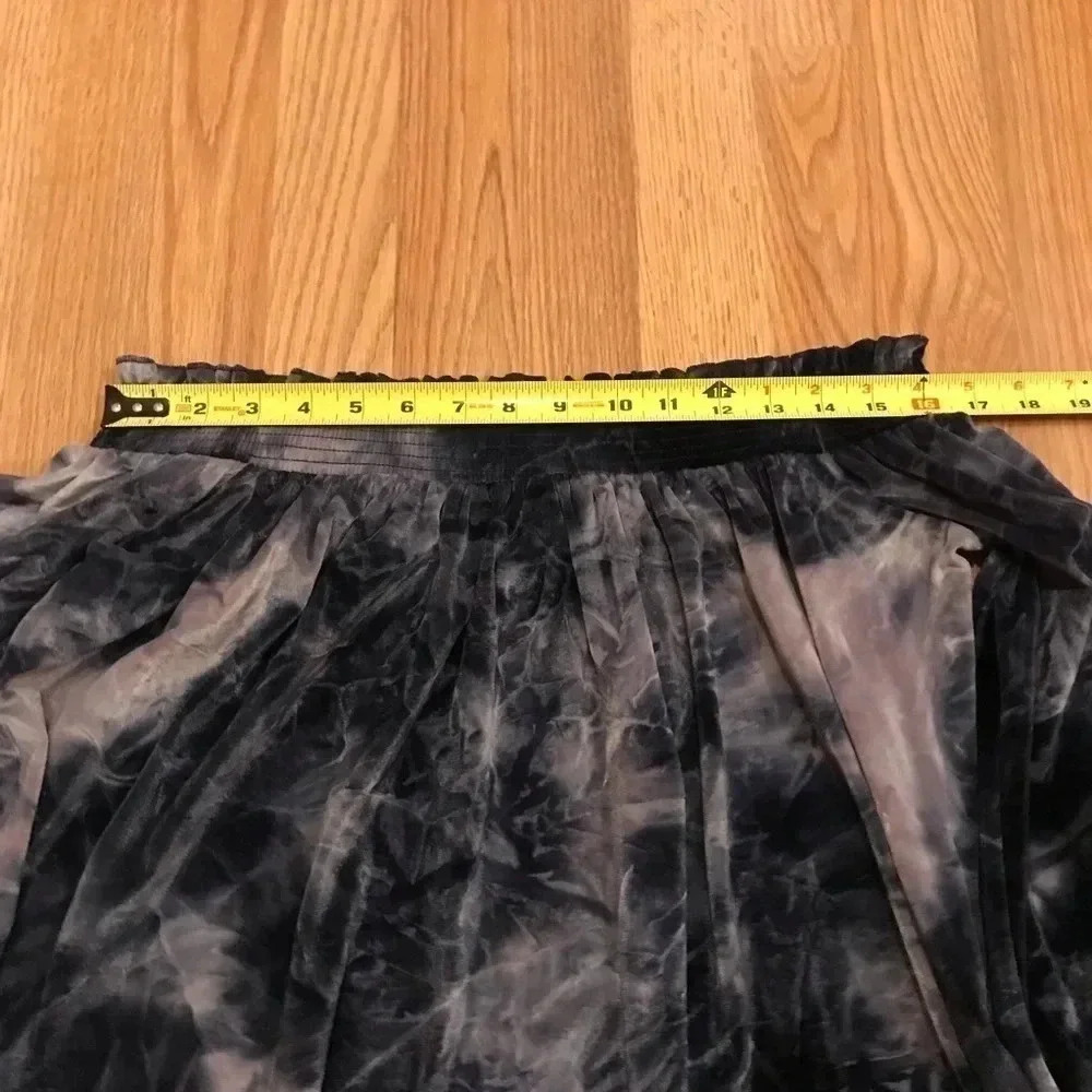 American Eagle Off Shoulder Top Tie Dye Velour - Picture 4 of 11